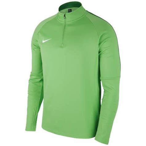 nike academy 18 drill langarm top green spark-weiß|Nike Men Dry Academy 18 Drill Long Sleeve Top .